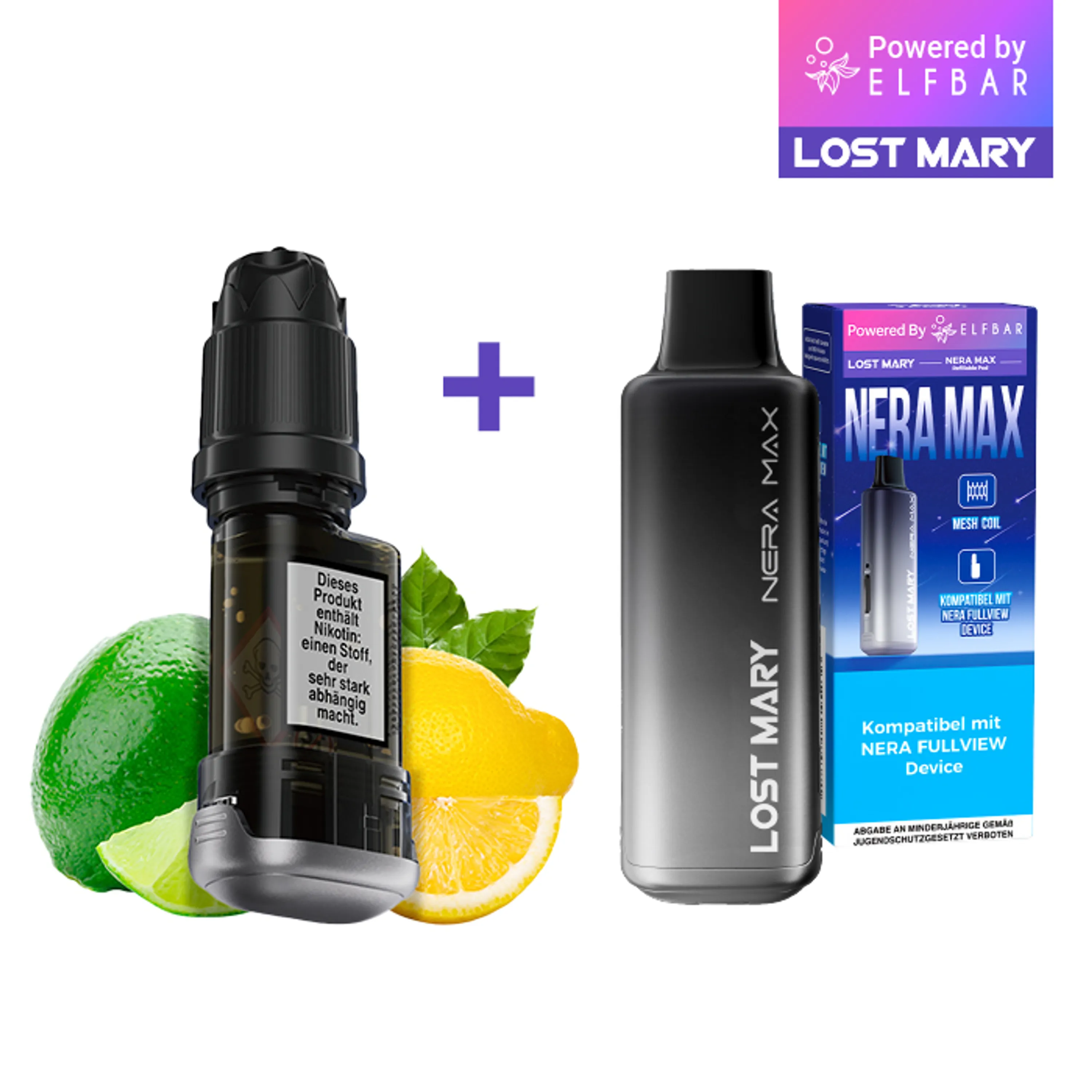 NERA MAX Pods – Lemon Lime