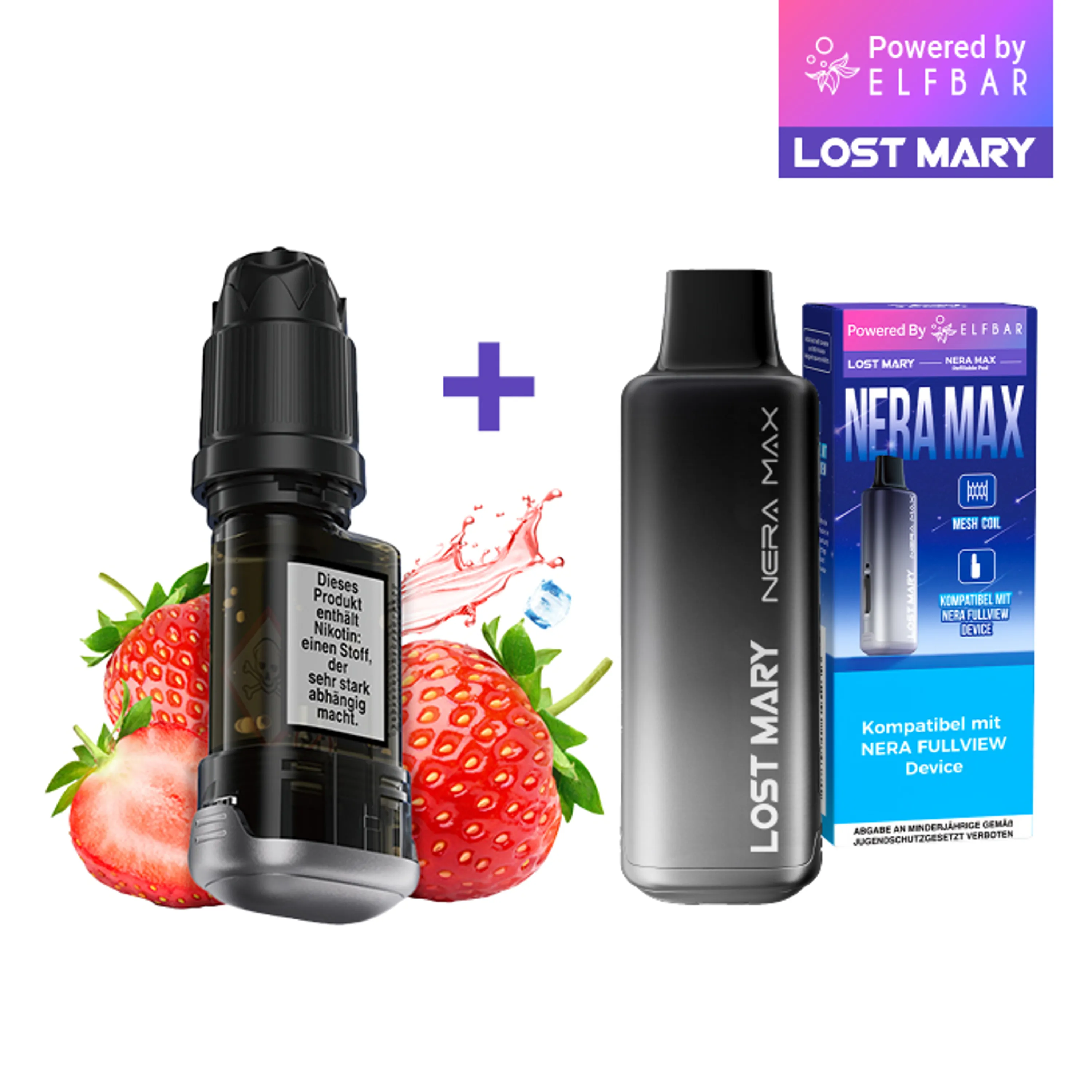 NERA MAX Pods – Strawberry Ice