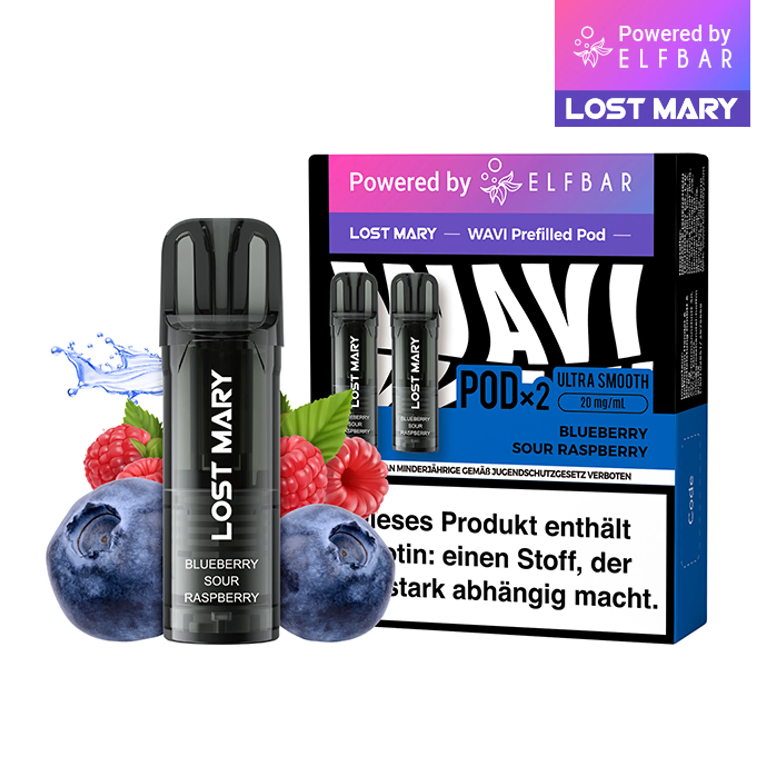 WAVI Pods – Blueberry Sour Raspberry