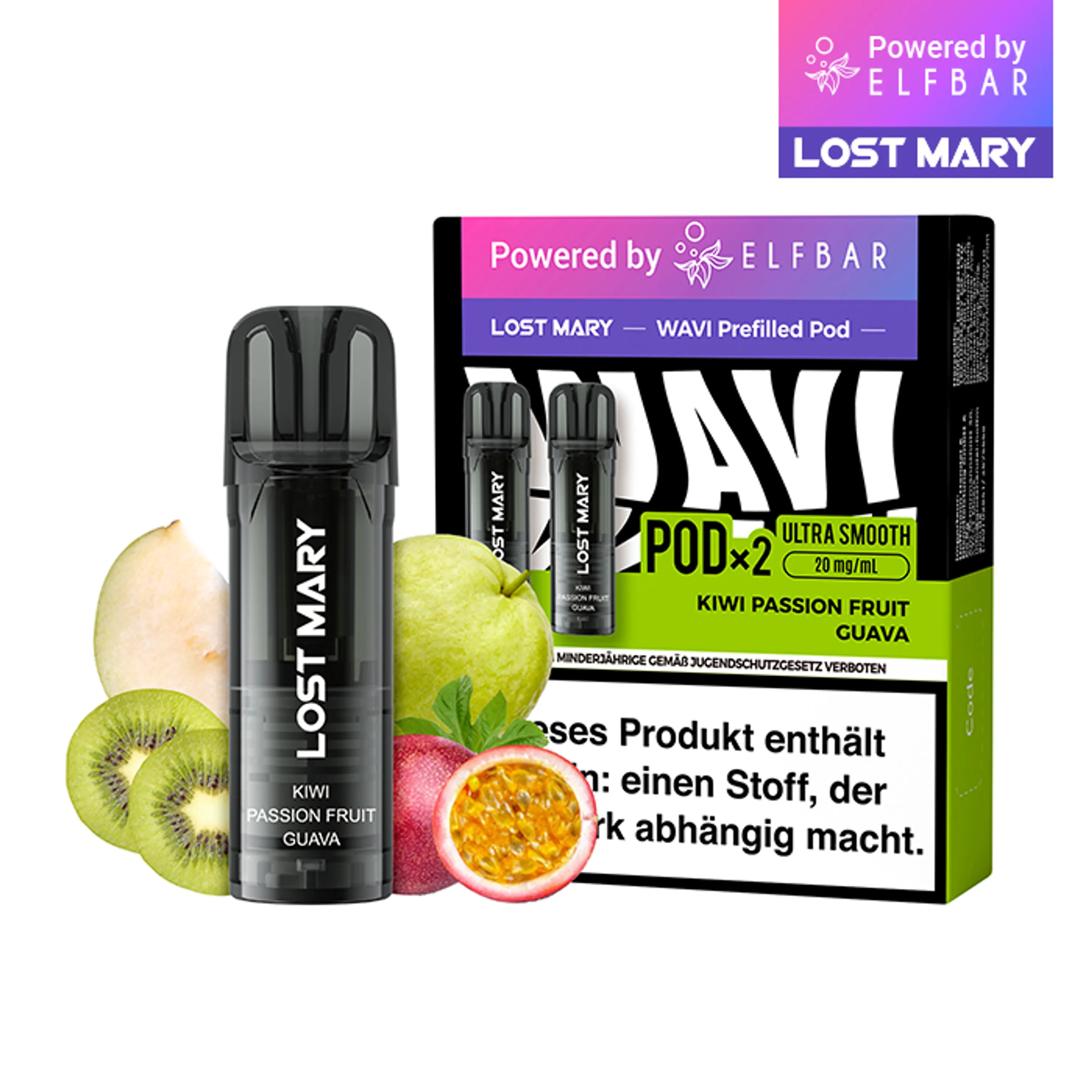 WAVI Pods – Kiwi Passion Fruit Guava