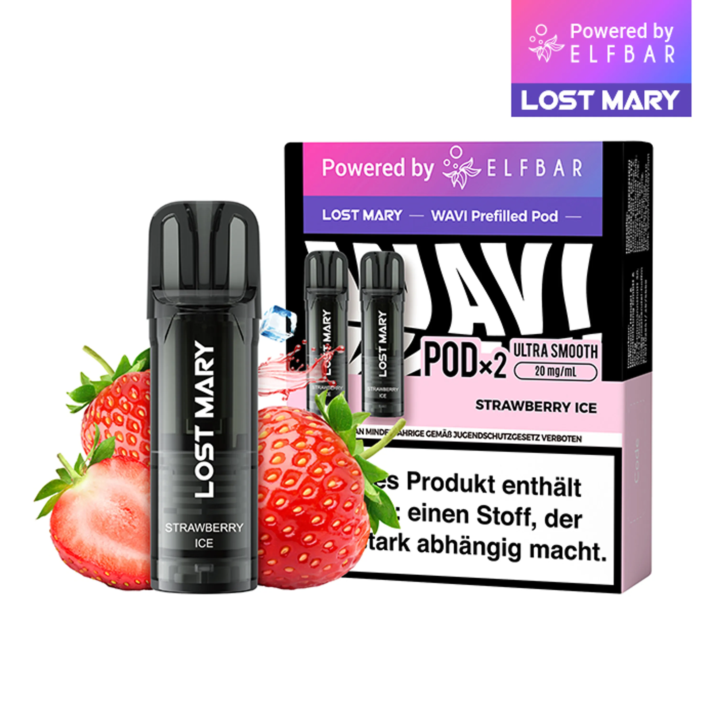 WAVI Pods – Strawberry Ice